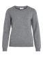 VIRIL Pullover - Medium Grey Melange